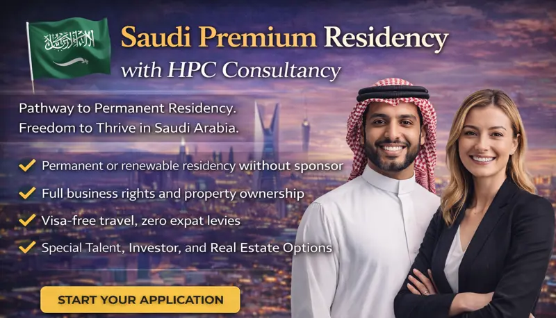 🇸🇦 Saudi Premium Residency (PR) Solutions by HPC Consultancy